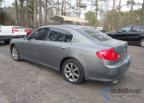 2006 Infiniti G35X z USA, uszkodzony, nr VIN JNKCV51F06M602864